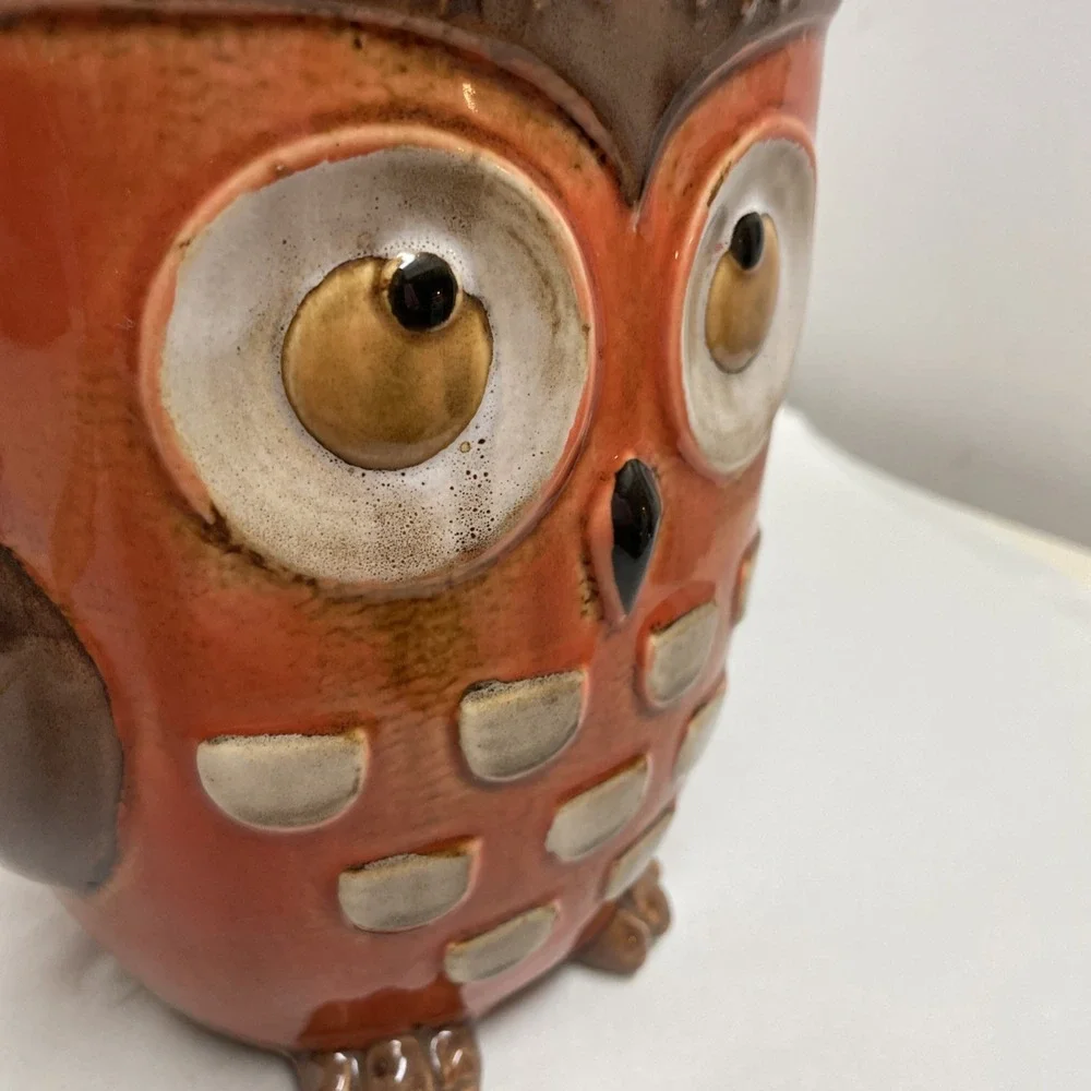Double Stacked Owl Vase/Planter Retired Pier 1 Imports